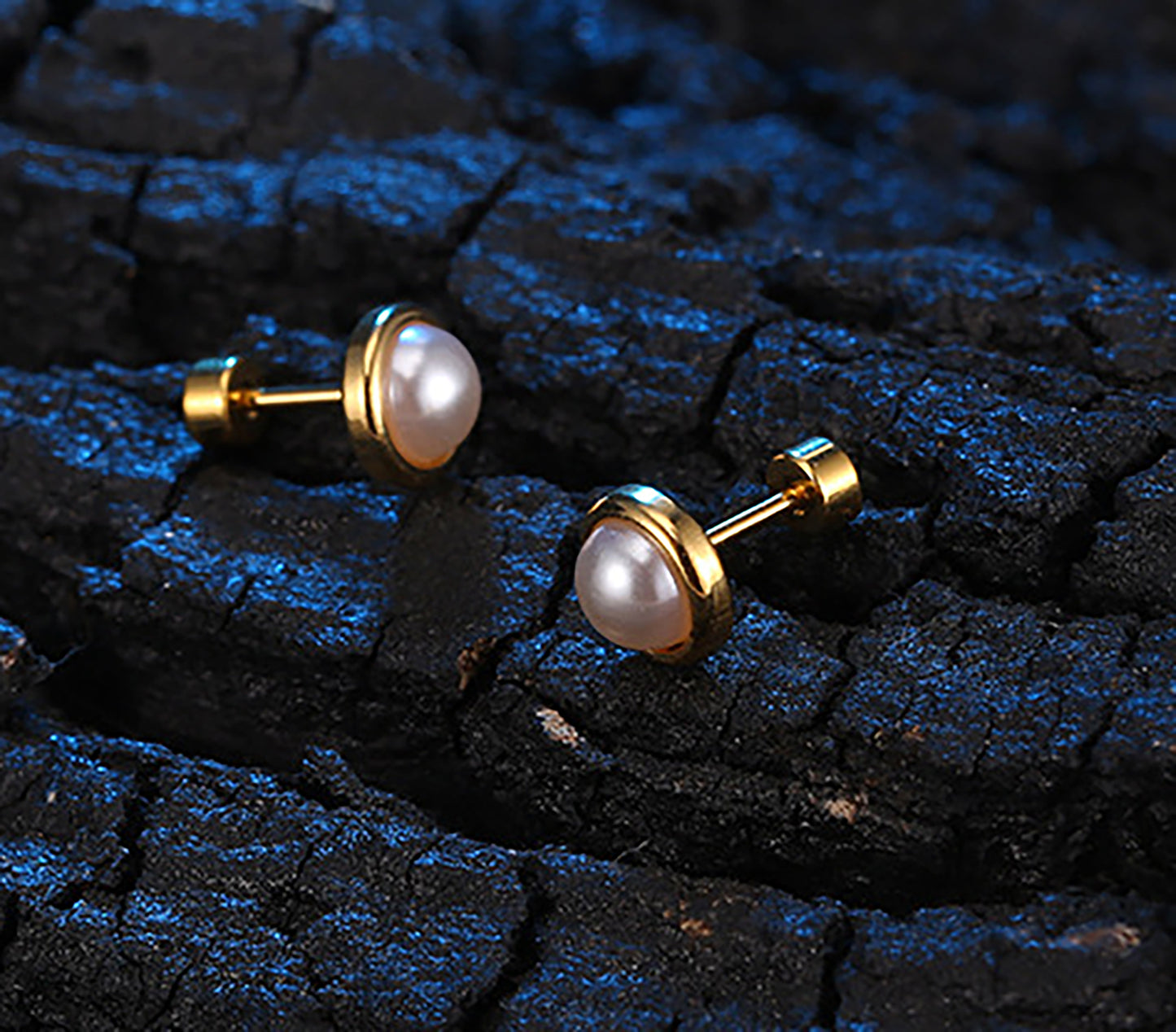 Titanium Screw Back Stud Earrings