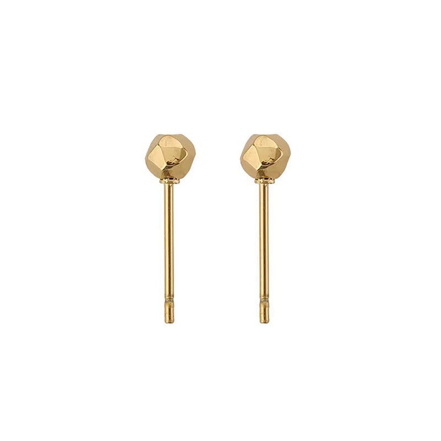 Titanium Ball Stud Earrings, Non Tarnish Earrings, Implant Grade Titanium Waterproof Earrings, Vintage Style Earrings, Minimal Earrings