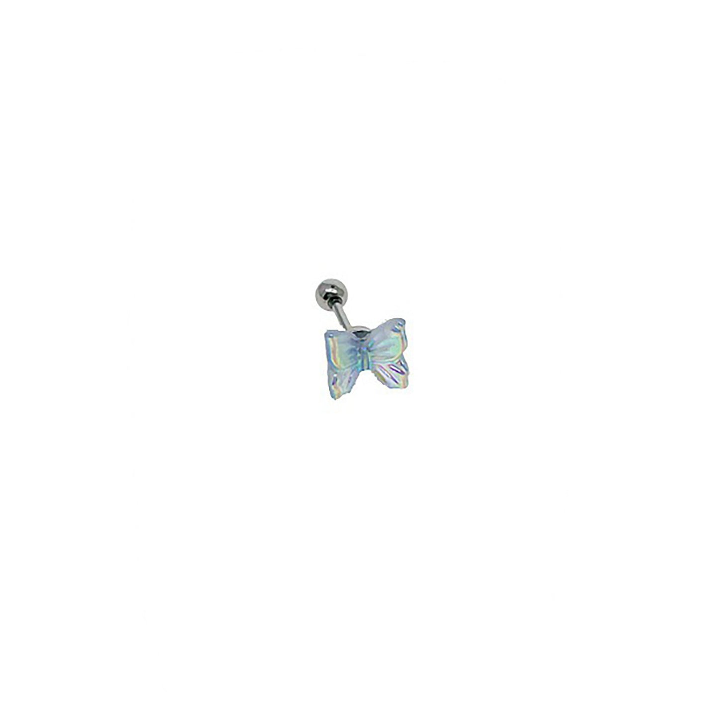 Titanium Butterfly Screw Back Stud Earrings, Non Tarnish Earrings, Implant Grade Titanium Waterproof Earrings, Vintage Style, Minimal