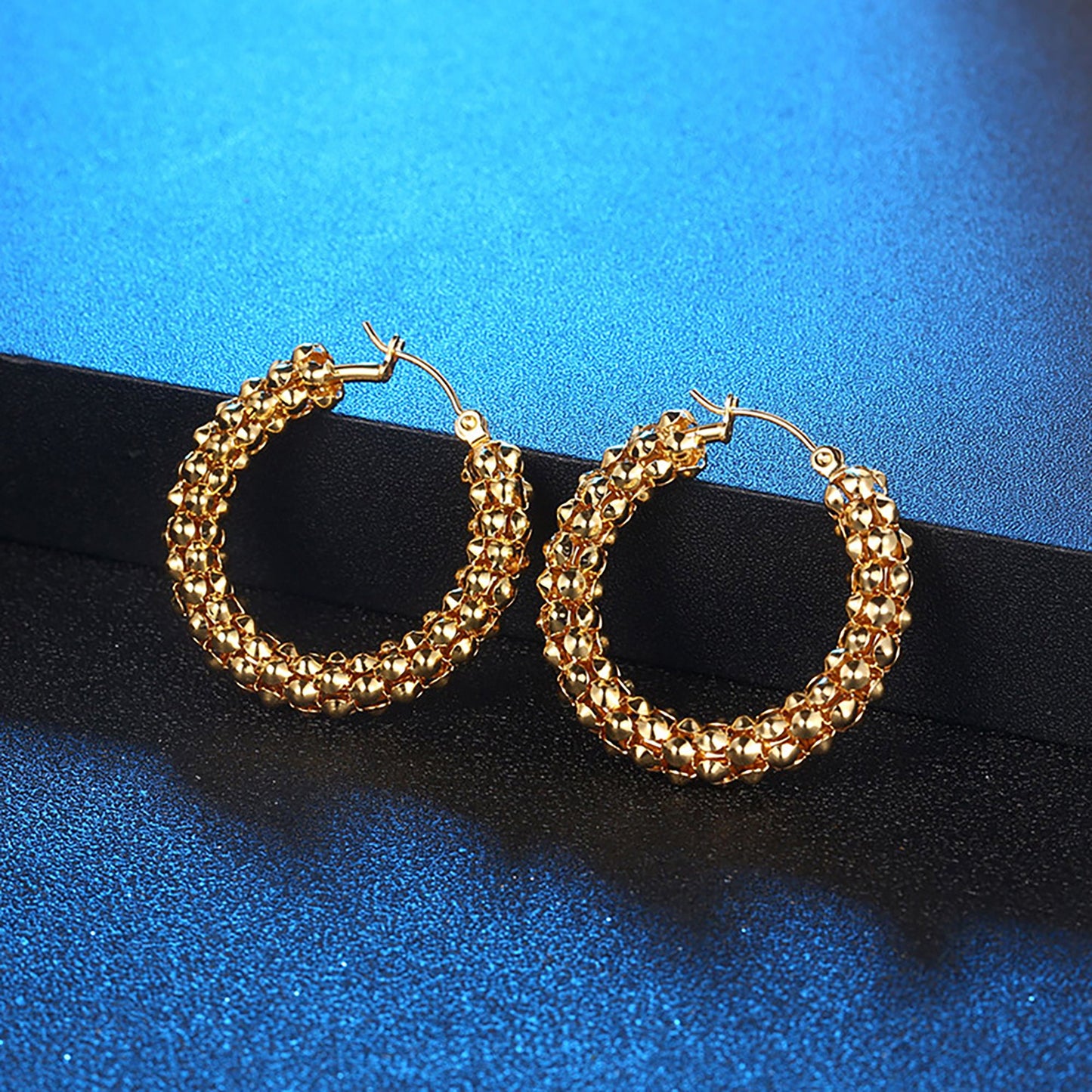 Titanium French Style Hoop Earrings, Non Tarnish Earrings, Implant Grade Titanium Waterproof Earrings, Vintage Style Earrings, Minimal